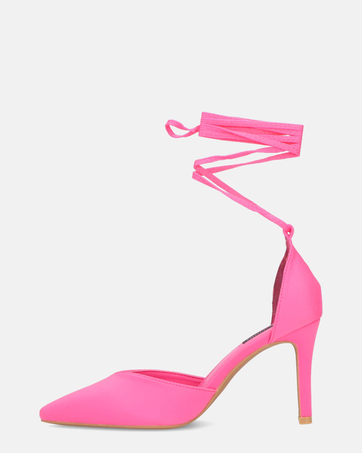 MAURA - pointed stiletto heels in fuchsia lycra