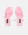 WINONA - pink glassy sandals with squared heel