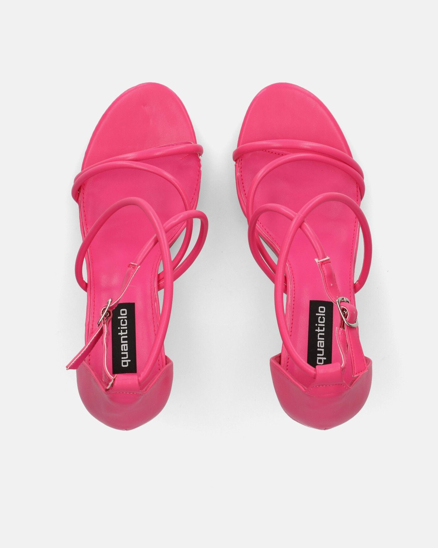 GEA - fuchsia PU heeled sandals