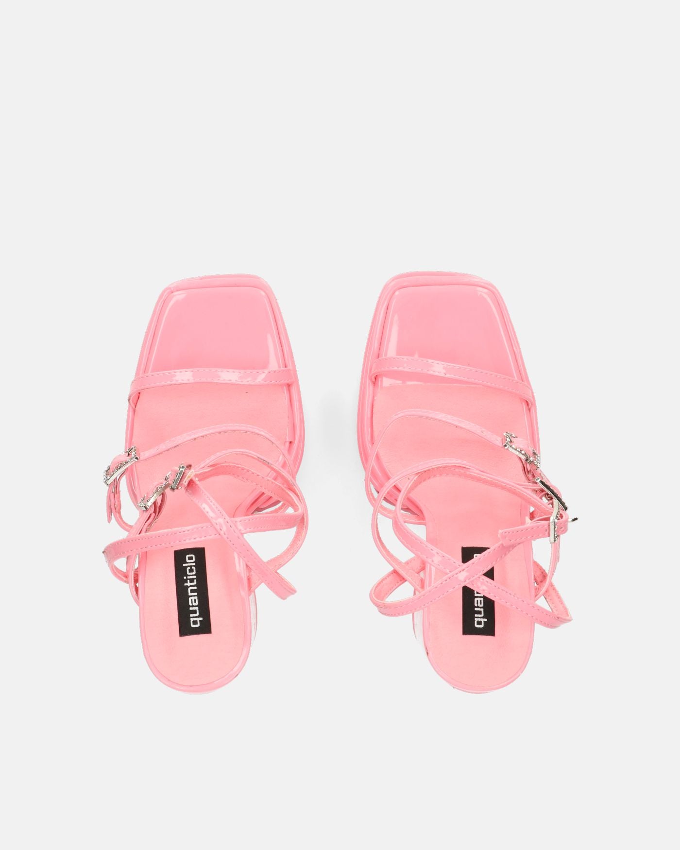 TEXA - sandals with strap and high heel in pink