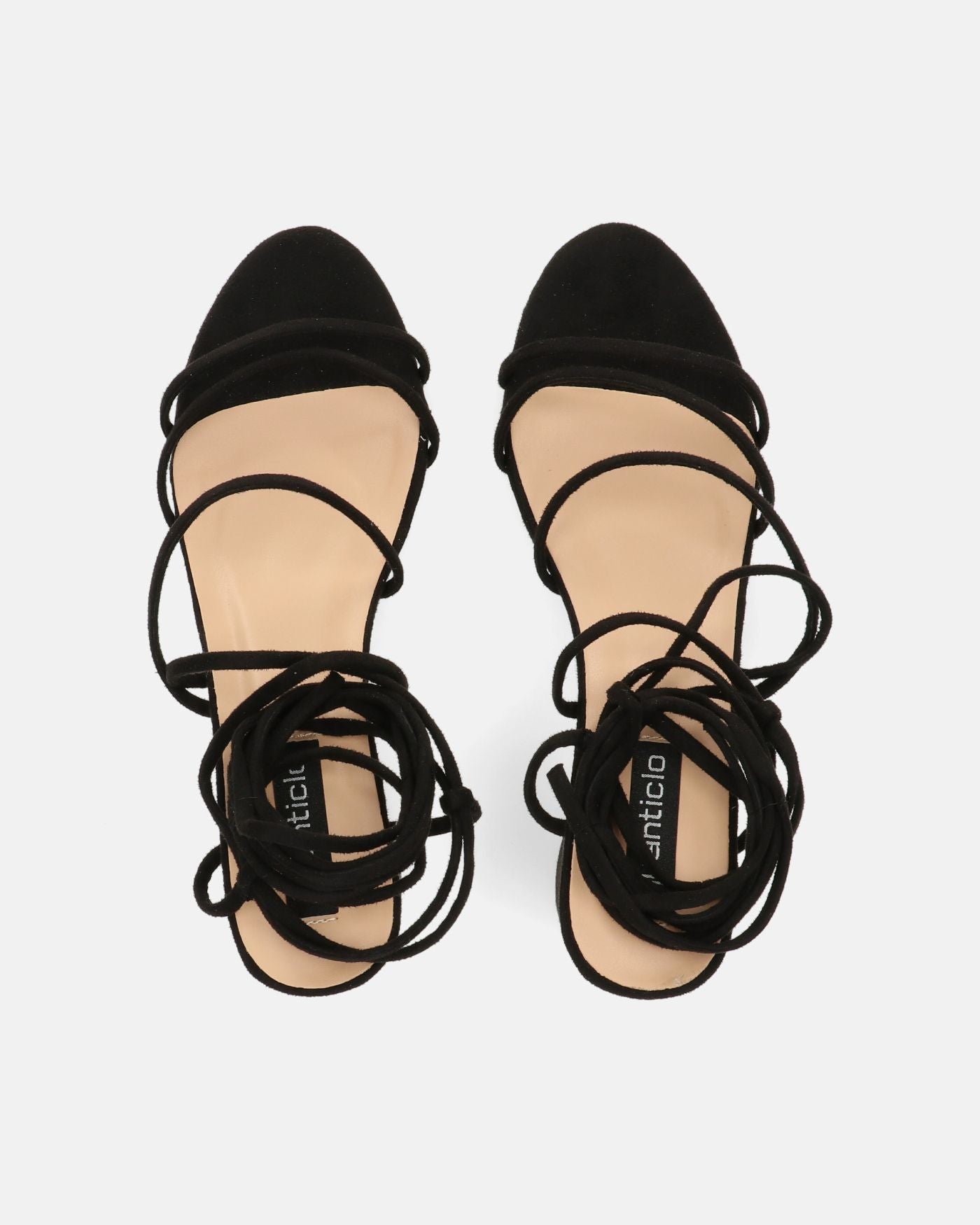 TALIA - heeled sandal in black