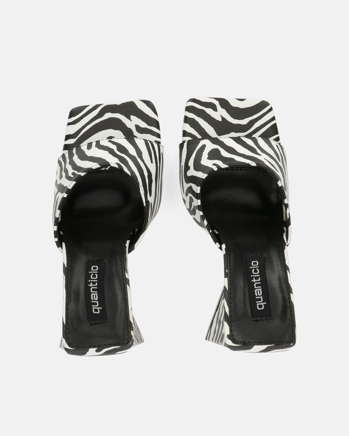 BUKET - zebra print heeled sandals