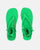 YULIYA - green platform sandals
