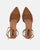 SWAMI - brown flat sandals with decoration