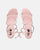 NATALIYA - flat pink sandals with spiral