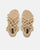 KATERYNA - beige braided rope sandals