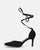 MAURA - pointed stiletto heels in black lycra