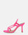 RAFA - heeled sandals in fuchsia
