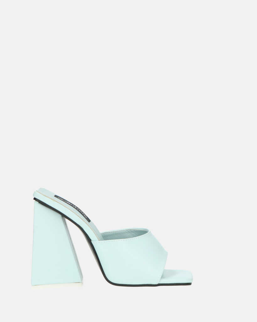BUKET - heeled sandals in light blue